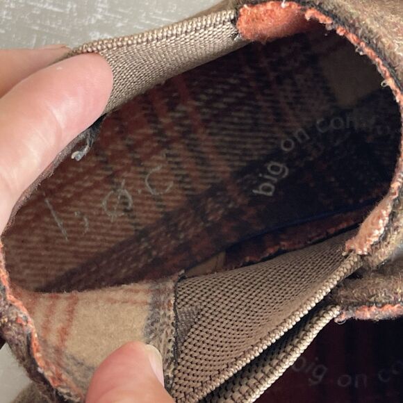 B.ø.c Born Kara Chelsea Ankle Boots Women's 8 M Brown Wool Booties S0772 - Picture 7 of 11